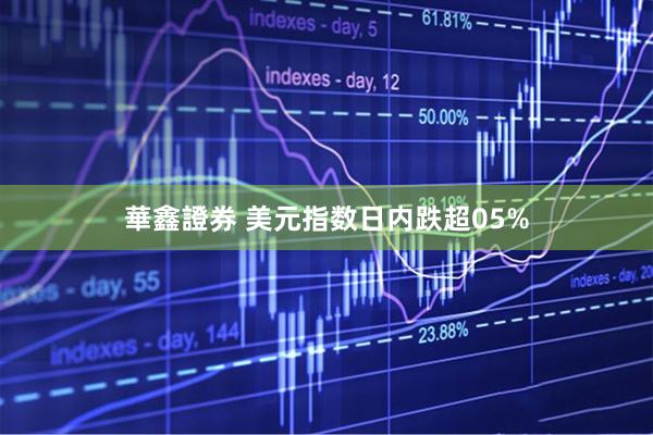 華鑫證券 美元指数日内跌超05%
